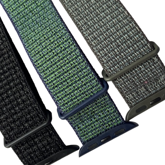 NEW 3 Nylon Sport Bands Apple Watch 38/40/41mm - Picture 8 of 8